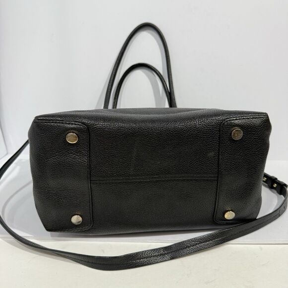 Michael Kors Studio Mercer Large Black Leather Satchel - Picture 4 of 16